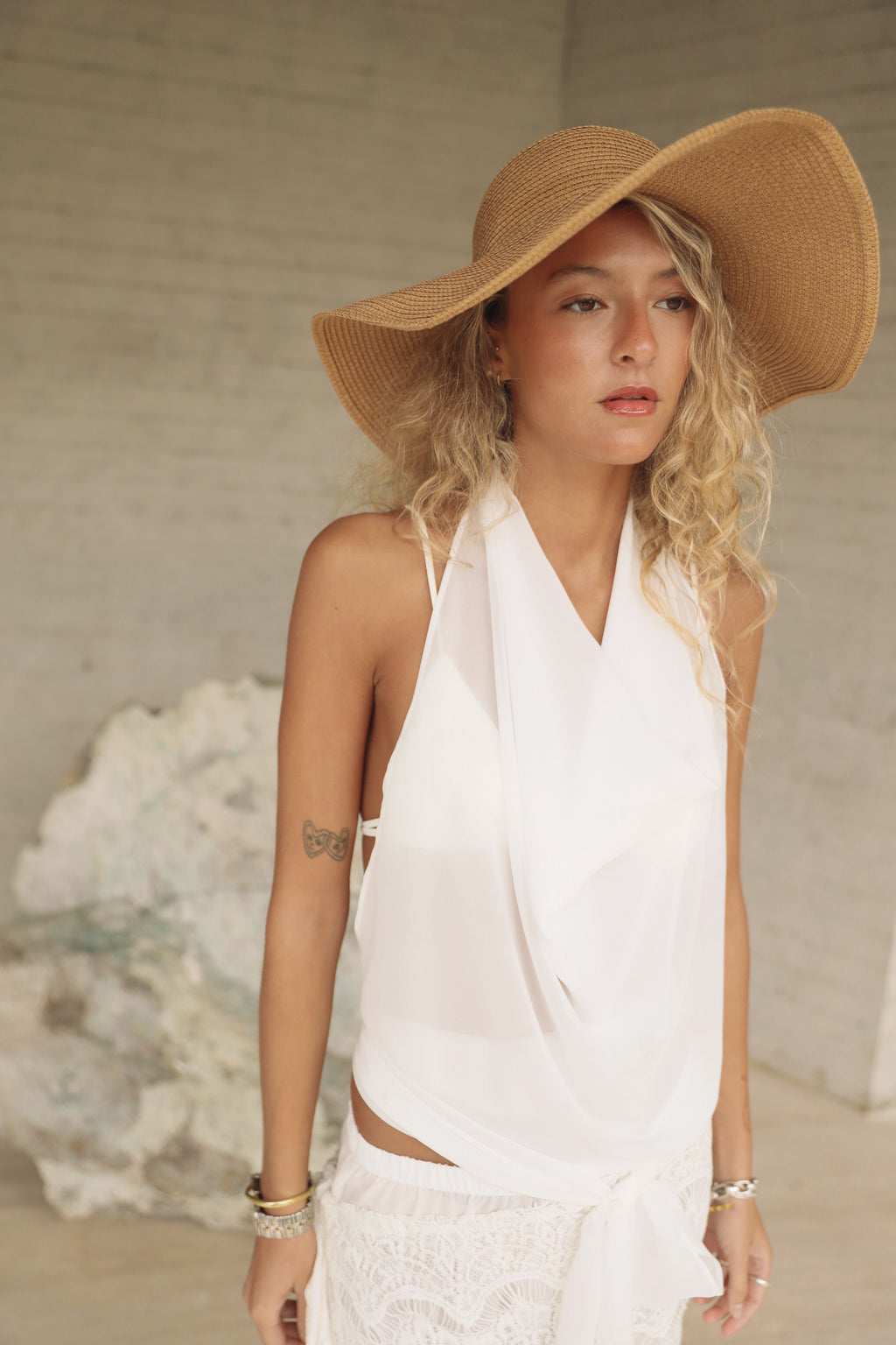 Pre order blusa mica blanca