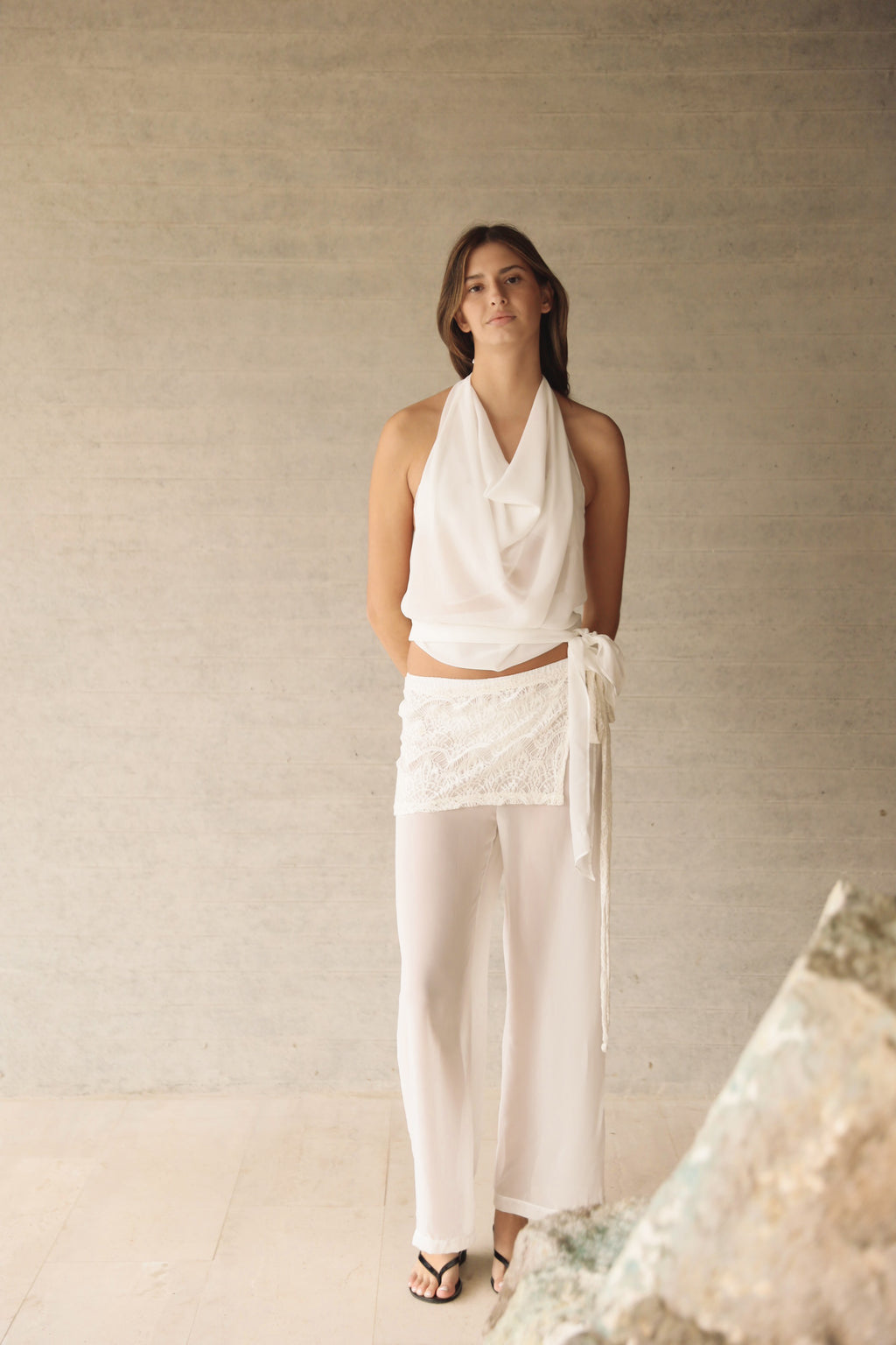 Pre order blusa mica blanca